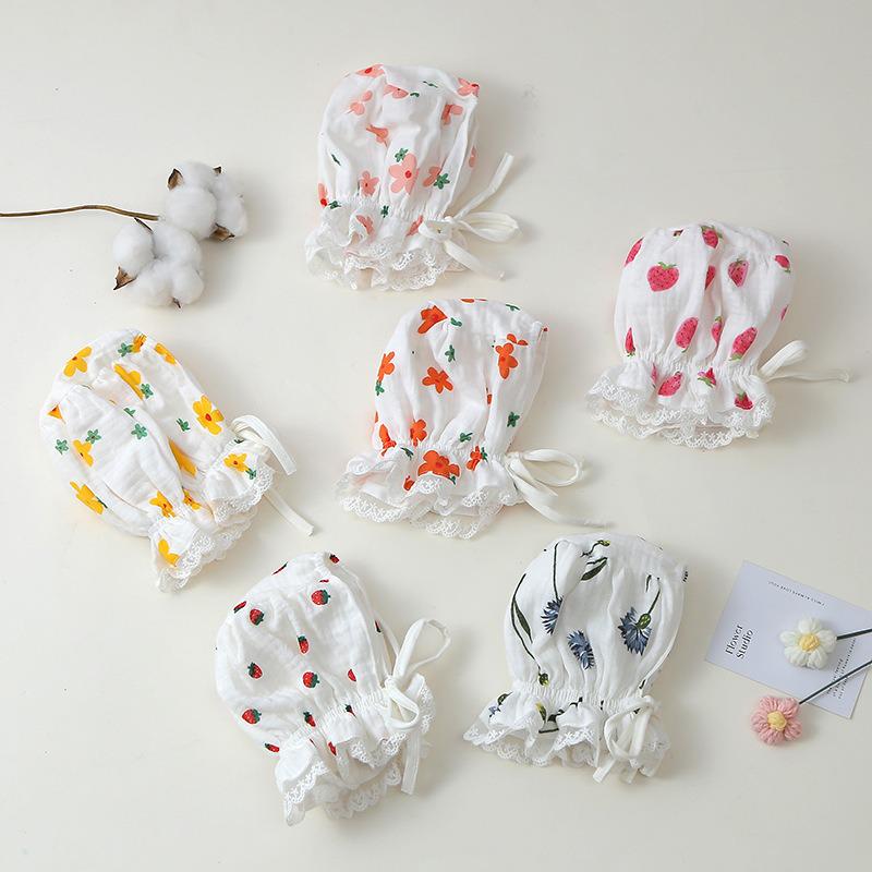Sweet Spring & Autumn Flower Bucket Hat for Baby Girls