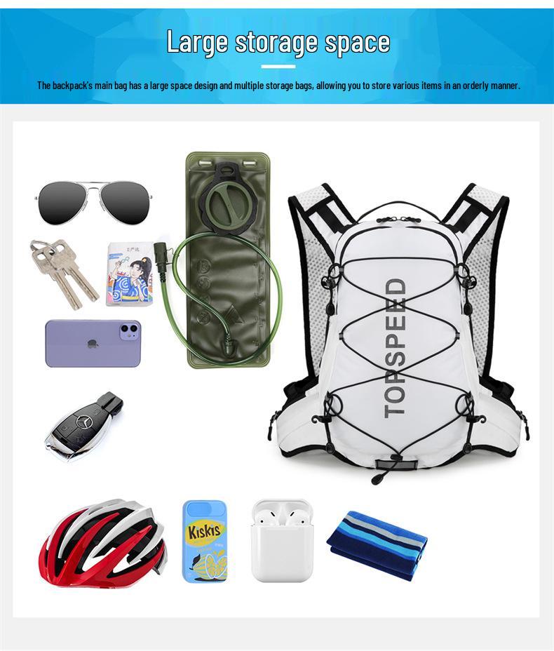 12L Lightweight Multifunctional Backpack for Sports, Cycling, Marathon & Hiking with Hydration Pack