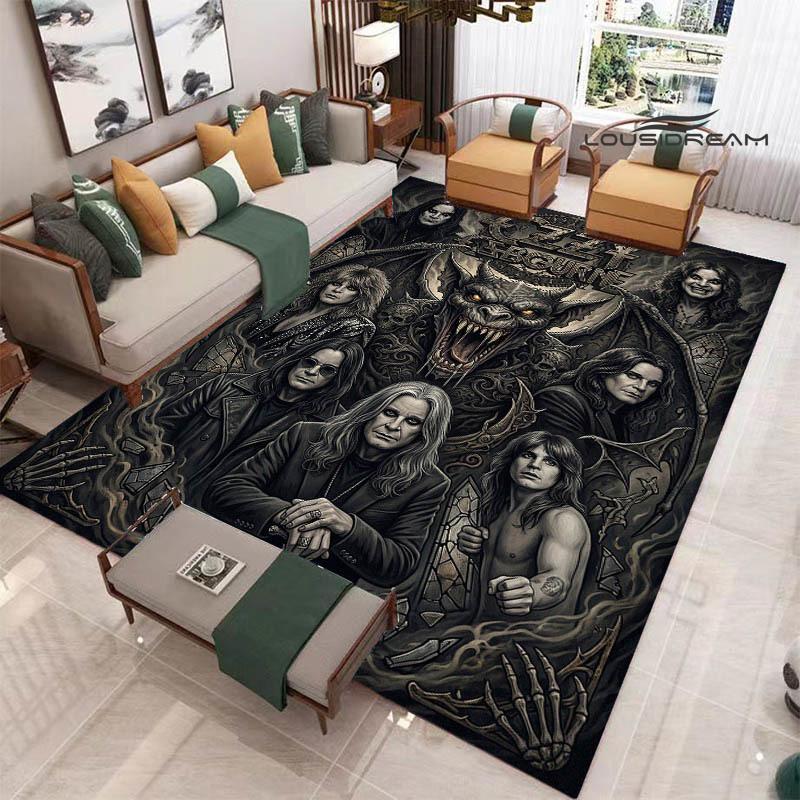 Ozzy osbourne printed carpet Living room bedroom non-slip carpets Yoga mat door mat Outdoor carpet kawaii rug birthday gift