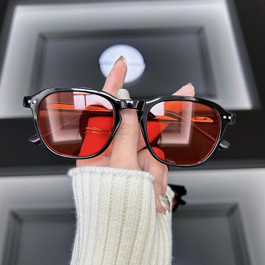 Retro Square Sunglasses Women Men Brand Designer Mirror Sun Glasses Female Male Vintage Fashion Round Frame