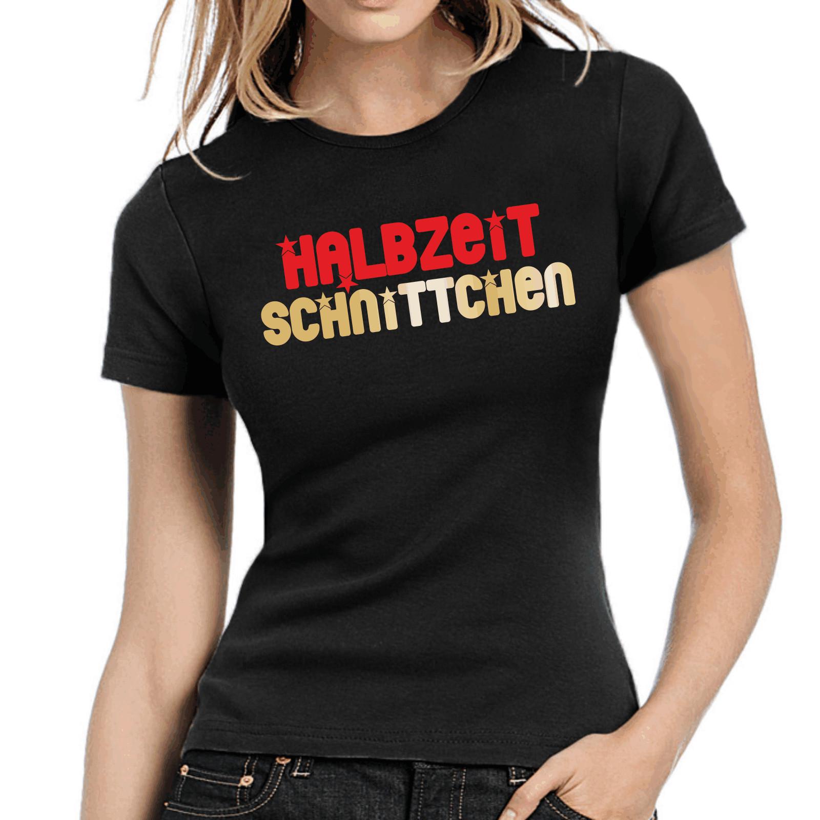 Half-Time Snack World Cup European Championship Girlie T-Shirt Mens Womens Tees Top L