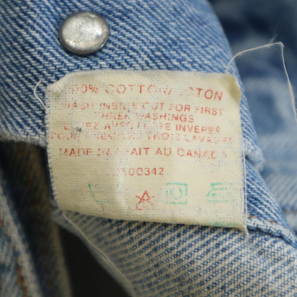 Levi's 80s 90s Made in Canada Orange Tab Old Denim Jacket 36 Light blue Men's Used