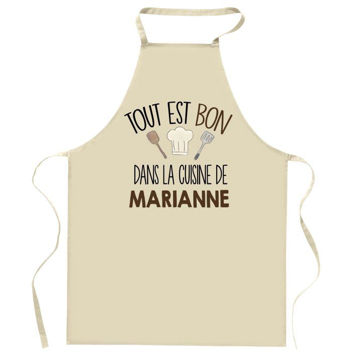 Tablier de cuisine - Planetee - Coton résistant - Impression France (Rennes) - Liens ajustables
