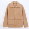 Women's Autumn and Winter Temperament Simple Short Jacket Loose Knit Cardigan Sweater for Women