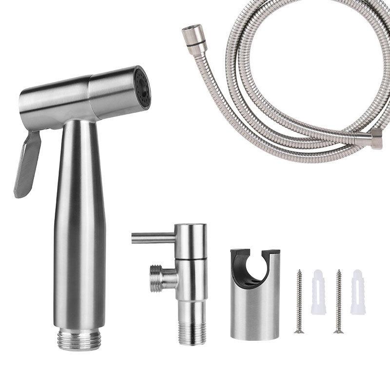 

Brushed Gold 304 Stainless Steel Bidet Faucet Set Handheld Toilet Bidet Faucet Sprayer Toilet Self Cleaning Shower Head No Punch