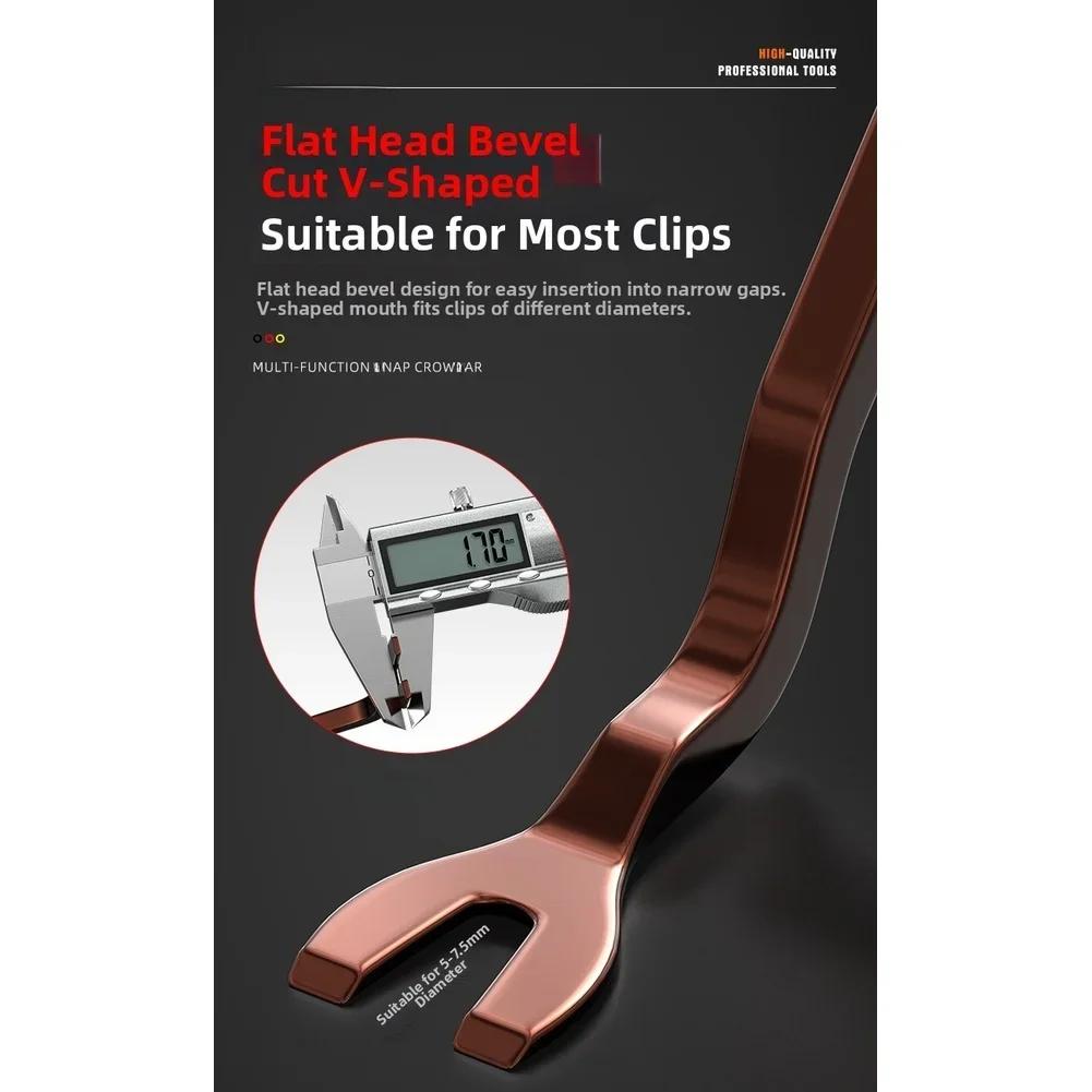 

Card Clip Pry Tool Alloy Steel Car Trim Panel Clip Removal Tool Pry Bar With Knockable End 8inch For Crowbar Hand Tools Parts China Mainland