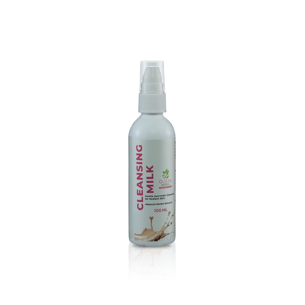 Ojasa Herbal Cleansing Milk, Ayurvedic Skin Cleanser, 100 ml