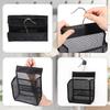 Hanging Toiletry Bag PVC Mesh Hanging Bag Portable Quick Drying Shower Storage Bag Wall mounted Cosmetics Toiletries Organizer