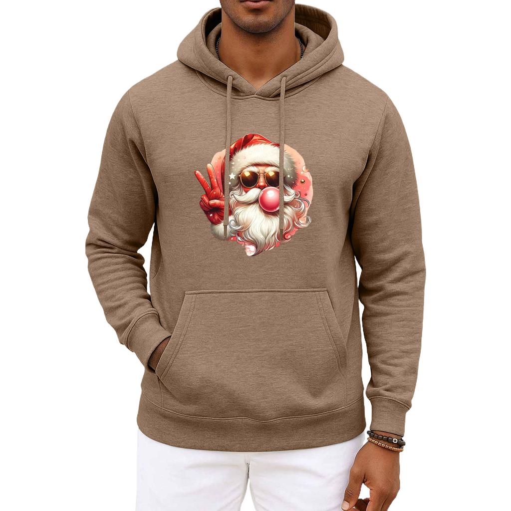 Men's And Women's Christmas Hooded Hood Long Sleeves Hoodie