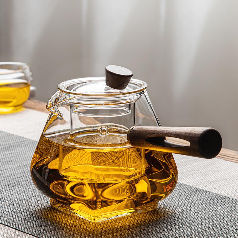 

Mufeng в японском стиле, стеклянный чайник, бытовой, устойчивый к высоким температурам, фильтр-вкладыш, цветочный чайник, чайный сервиз, чайник для заваривания чая прозрачный