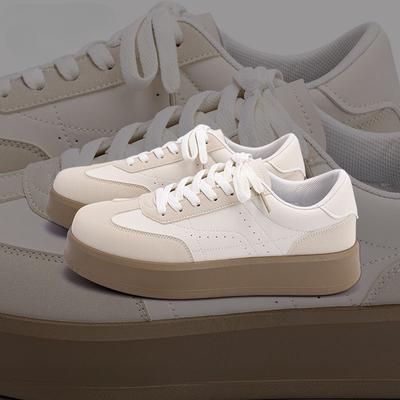 Chaussures Blanches à Plateforme 2024 Nouvelles Polyvalentes, Légères et Confortables Chaussures Décontractées