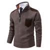 Maglione da uomo 2024 Business a collo alto in maglia grossa