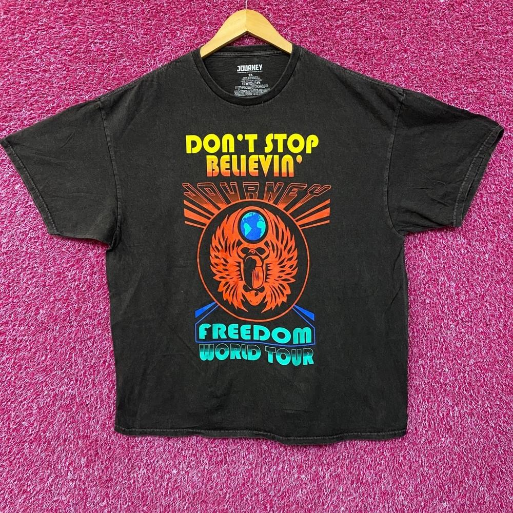 Journey Don#039;t Stop Believin Freedom World Tour TShirt 2XL Unisex T-Shirt M