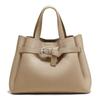Zency Fashion Genuine Leather Top-handle Bag For Women Elegant OL Work Bag 2024