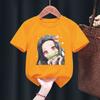 Nezuko Kamado Kimetsu No Yaiba 3D Print Kid T-shirts Children Baby Black  Kawaii Clothes Boy Girl T-Shirts