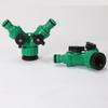Efficient Water Divider Garden Hose Splitter Garden Tap Y-Type Watering Connector Distributor for Outdoor Faucet