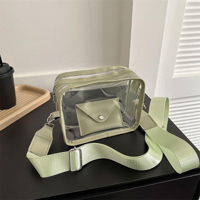 2023 New Autumn Casual Shoulder Bag Street Fashion Pvc Crossbody Bag