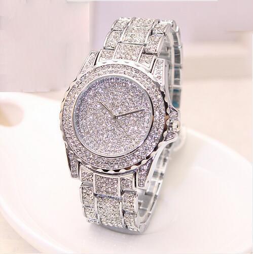 Explosive Rhinestone Alloy Steel Belt Watch, Women'S Fashion, Gypsy Women'S Watch
