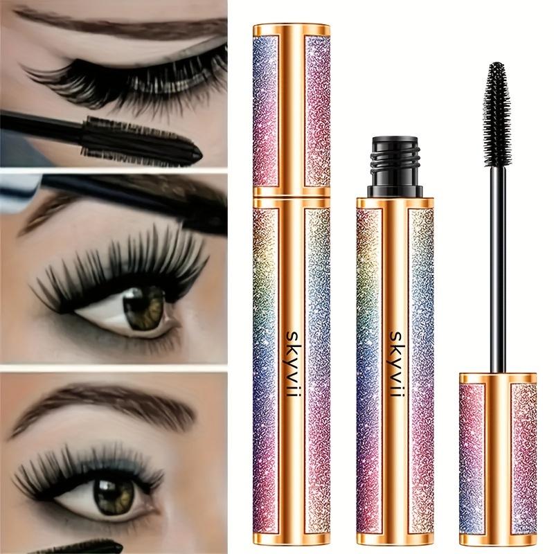 1 pz 3D Starry Lengthening Mascara Mascara a lunga tenuta impermeabile anti-sbavature Extreme Black Curling Eyelash Formula Ideale come regalo