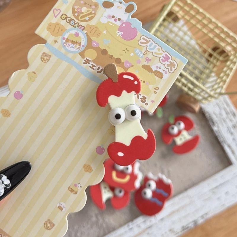 Funny Apples Style Fruits Hairpin Sweet Children Hair Clip Cute Side Bangs Clips For Girls Apple Core Hair Accessories Versatile Headdress