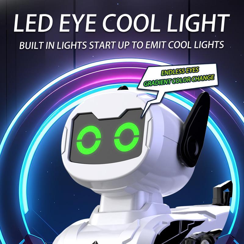 Intelligent induction robot dog eight-wheel stunts remote control car gesture induction toy car boy children's gift