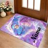 Custom Name Witchcraft Fantasy Living Room Non-Slip Area Rug Soft Carpet for Bedroom Kids Playroom Sofa Office Home Decor Doormat