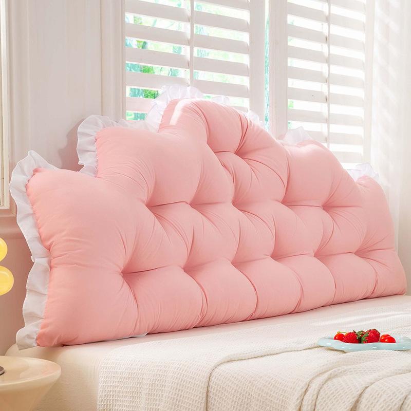 Princess style, heightening bedside cushions, sofa backrest on the bed, anti-collision, waist protection