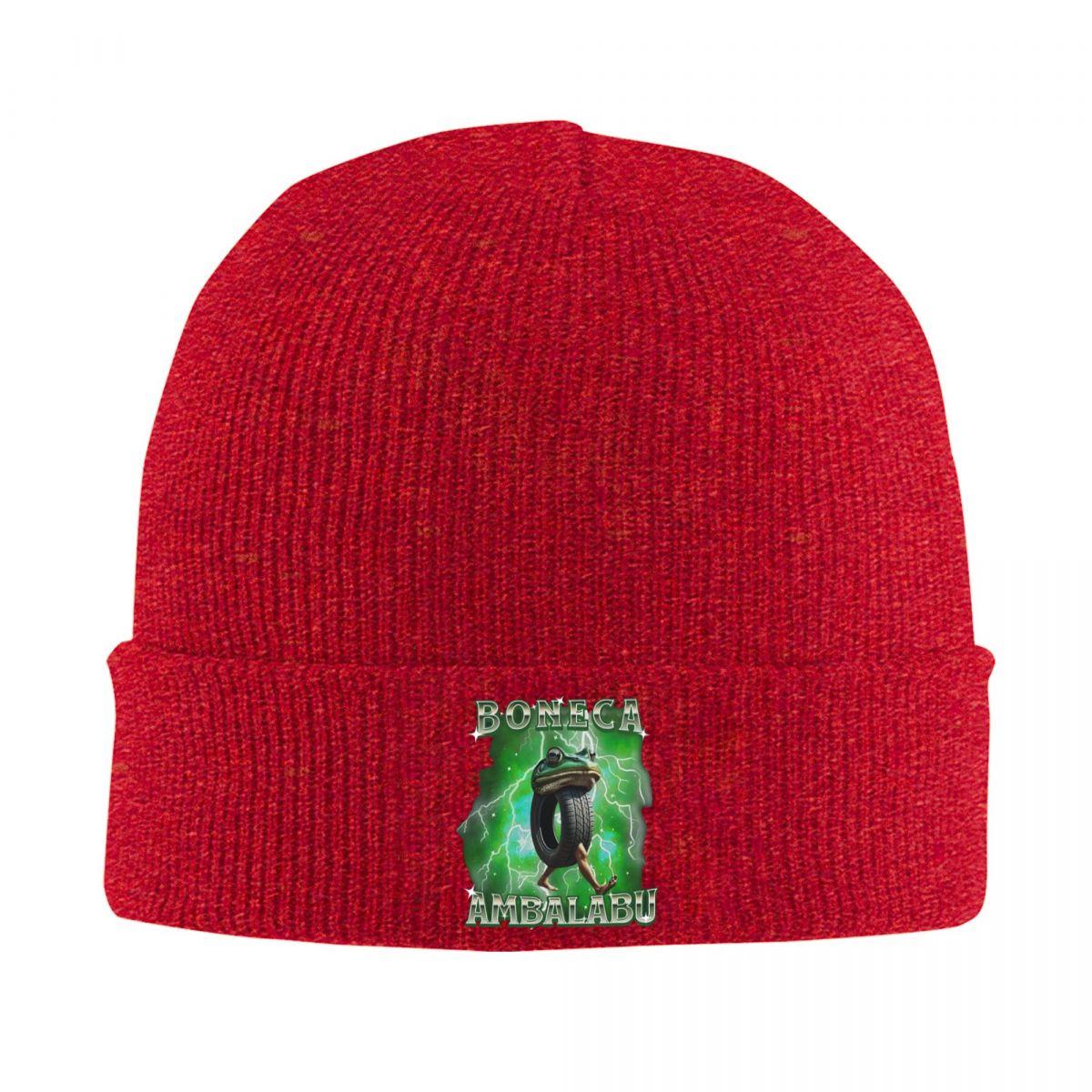 

Italian Brainrot Funny Warm Knitted Cap Winter Knit Bonnet Hat Skullies Beanies Hip Hop Caps for Unisex One Size