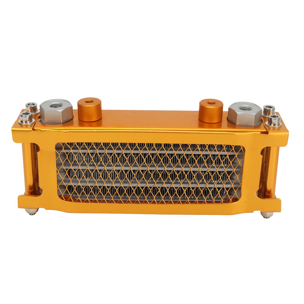 17PCS Motorcycle Oil Cooler Set Aluminum 4 Row Engine Oil Cooling Kit Replacement for Monkey 125 ‑140