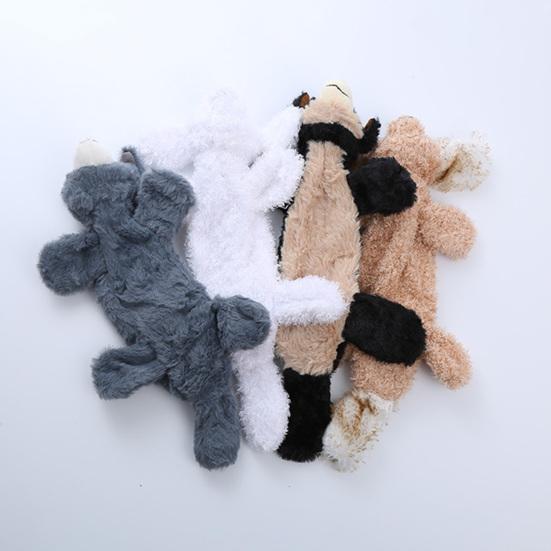 Dog Chew Toy Adorable Appearance Bite-resistant Cartoon Shape Washable Tear-proof Relieve Boredom Extra Soft Pet Dog Cat Interactive Sound