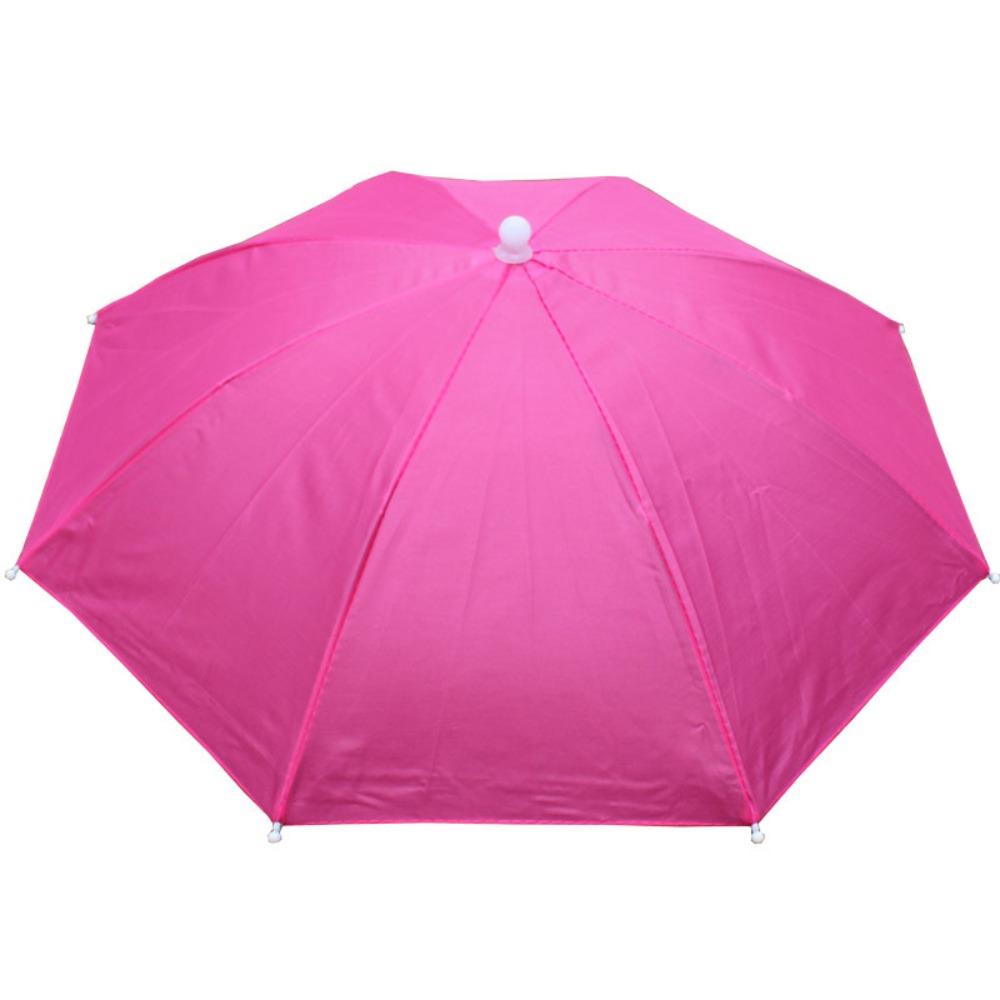 UV Protection Rain Umbrella Hat Foldable Fishing Headwear Cap Beach Umbrella Hat  Sun Shade