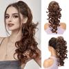 Synthetic Wavy Curly Claw Clip Ponytail Extensions Clip In Hair Elegant For Women - Easy To Use And Stylish Hairpiece Hair Accessori