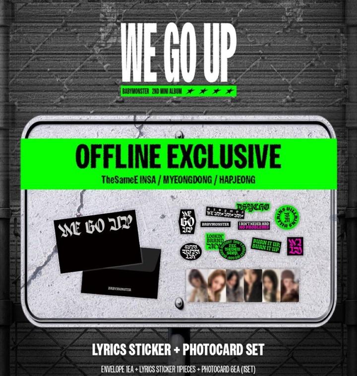

BABYMONSTER 2-й МІНІ-АЛЬБОМ [WE GO UP] Офлайн Ексклюзив