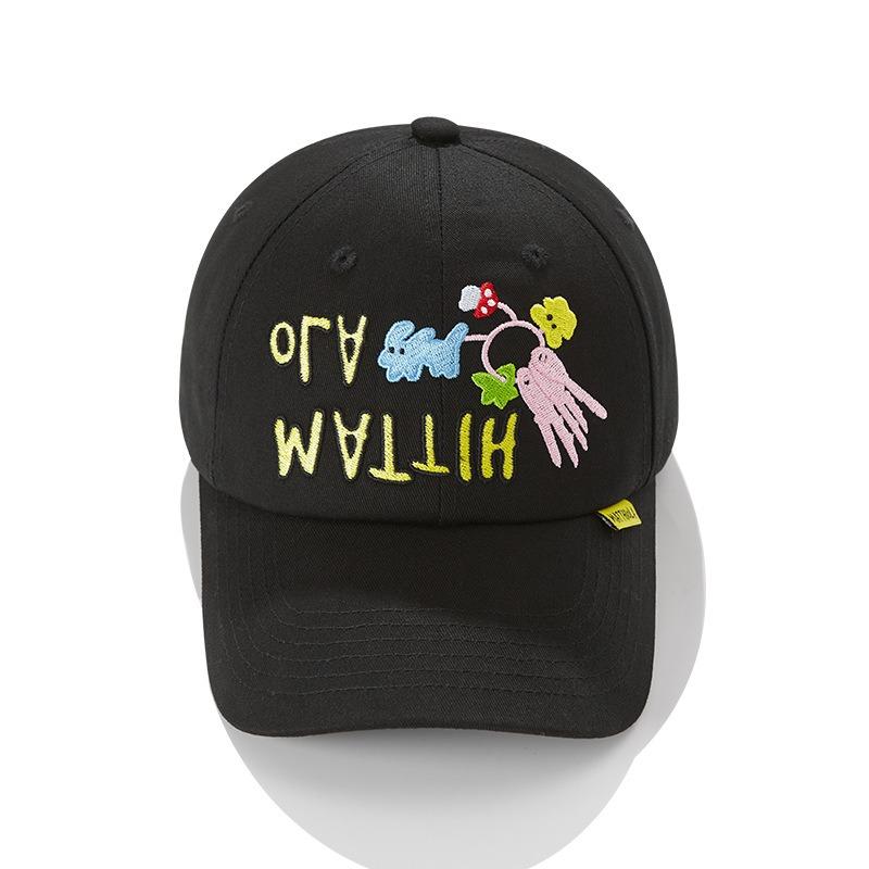 Original design street art fun key embroidery camouflage baseball cap widened deepened cap cap men and women