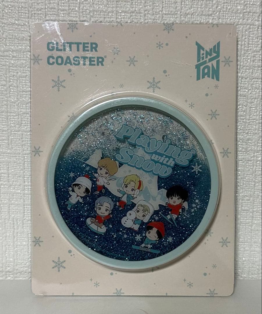 

[USED] BTS TinyTAN Holiday 2021 Glitter Coaster