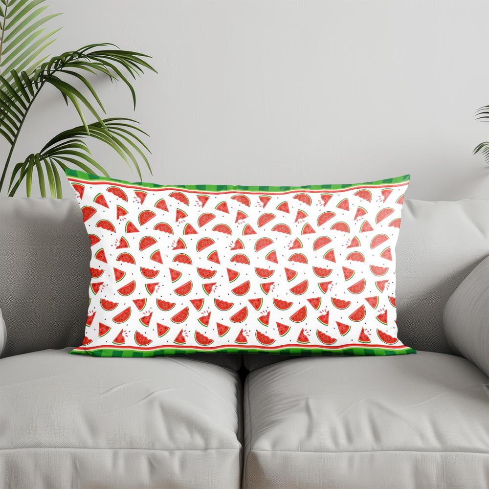 Home Decor Abstract Pink Geometric Pillow Suitable For Sofa Bedroom Car Pillow Cover Cushion Rectangular Back Cushion