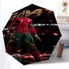 Printed Cristiano Ronaldo Folding Umbrella,Outdoor,Leisure,And Travel Umbrella,Durable Umbrella Fabric,Birthday And Holiday Gift