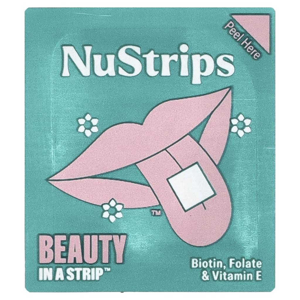 NuStrips, Beauty In A Strips™, Sweet Strawberry, 30 Strips
