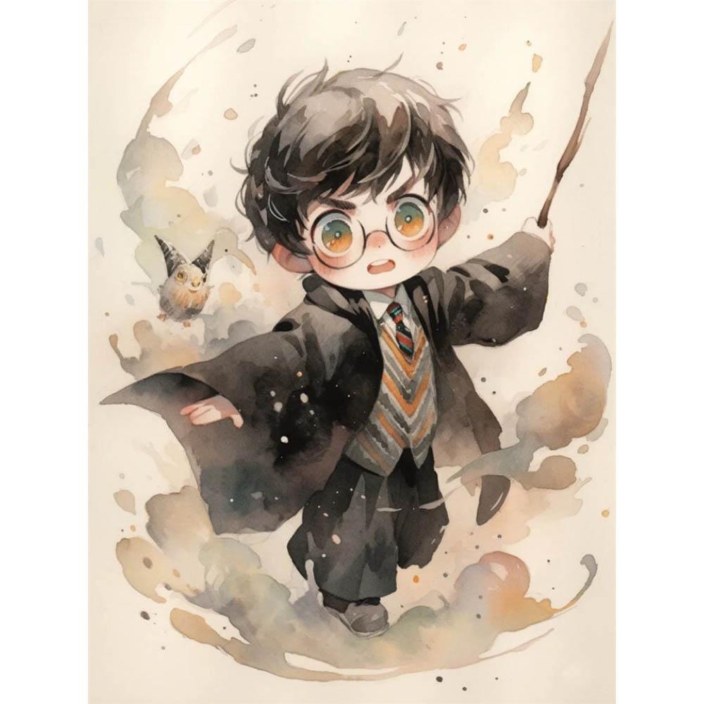 Harry Potter Cartoon Cute Diamond Painting Cross Stitch Kit 5D DIY Art Pattern Pictures Mosaic Embroidery Home Decor Gift