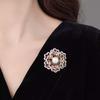 Three-dimensional Begonia Flower High-end Women's Exquisite Luxury High-end Sense Products Brooch