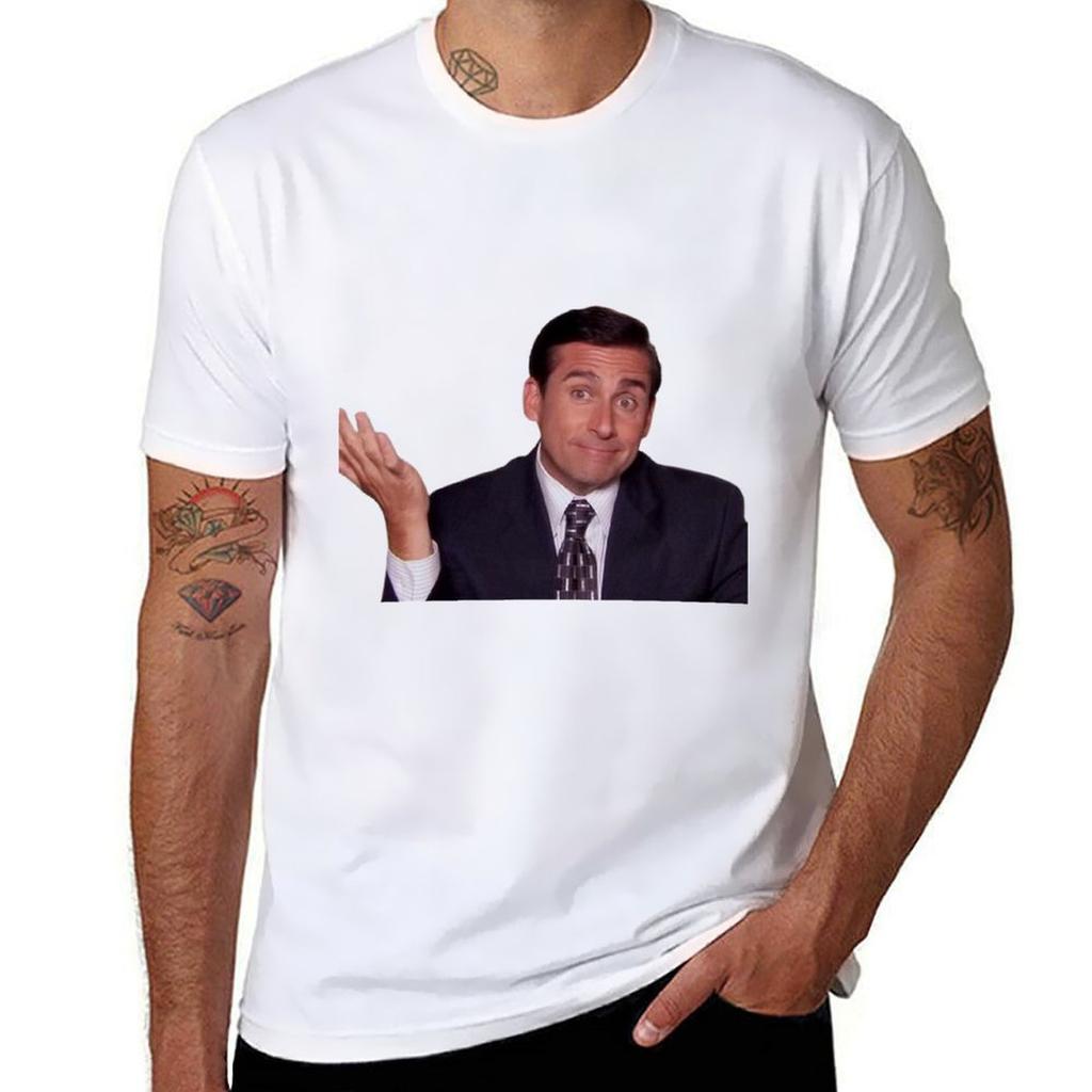 Michael The Office T-shirt T Shirts For Man Graphic Funny T Shirts For Man Cotton Funny Man Graphic T Shirt T-shirt
