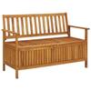 VidaXL Garden Storage Bench Storage Bench Storage Chest Entrance Hallway Outdoor Indoor 120 Cm Wood 310279