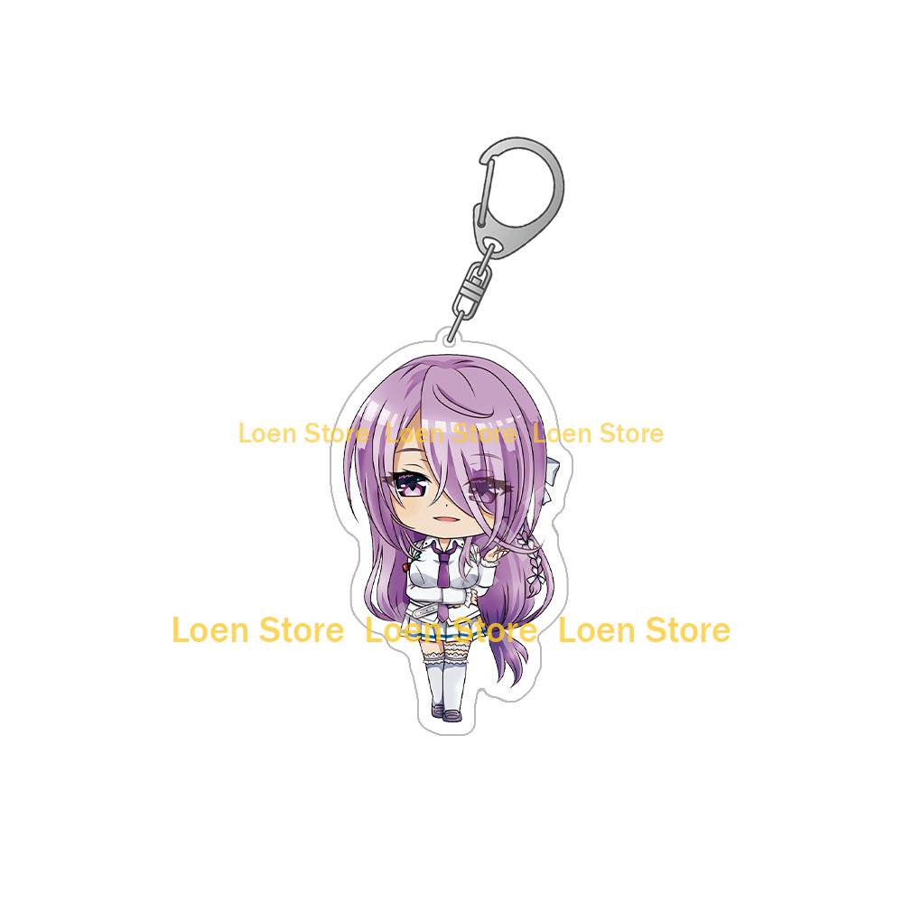 

Heaven Burns Red character Tsukasa Toujou Ichigo Minase Yayoi Bungo Maki Kurosawa Adelheid Kanzaki Acrylic keychain Bag pendant 6CM Acrylic keychain