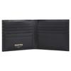 GOLD PFEIL OXFORD Men's Bifold Wallet In Genuine Leather, Black and Burgundy, GP10518 (Burgundy)