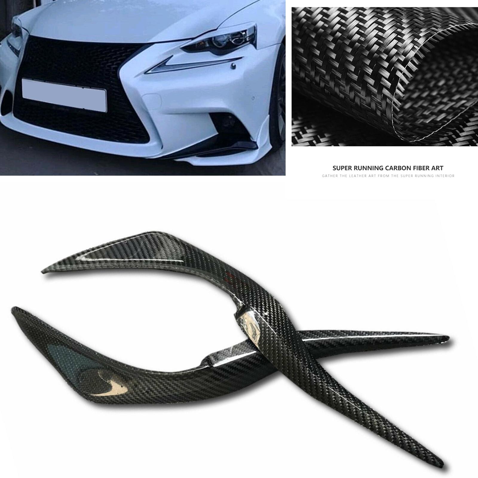 

Фара с отделкой бровей, веко для Lexus IS IS300 III IS250 2013-2016, передняя фара автомобиля из углеродного волокна, крышка лампы