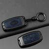2026 Hot Car Sticker Zinc Alloy Leather Car Remote Key Case Cover Holder Shell For KIA Sedona Grand Carnival Sorento Protector K