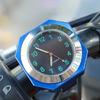 All Weather Resistant Motorcycle Dashboard Gauge Time Display Device Metal Octagonal Clock Simple Installation Design