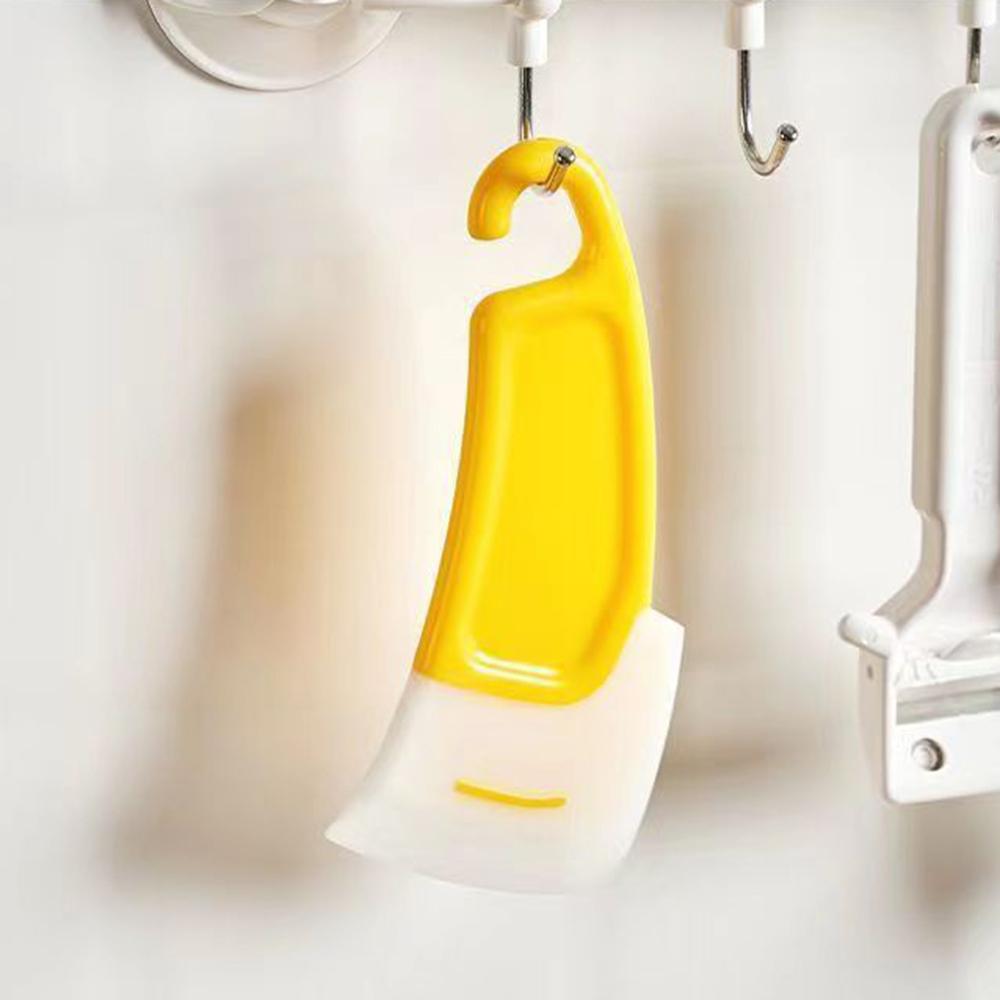 1 STÜCK/2 STÜCK Küchenreinigung Weicher Schaber zum Entfernen von Fett und Fett vom Boden der Pfanne Weichkopfreiniger Silikon