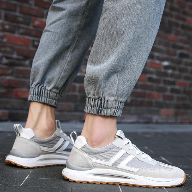 2025 Spring Autumn New Men'S Trend Versatile Casual Sneakes Outdoor Breathable Comfort Male Flat Shoe Sport Running Shoes 39-44