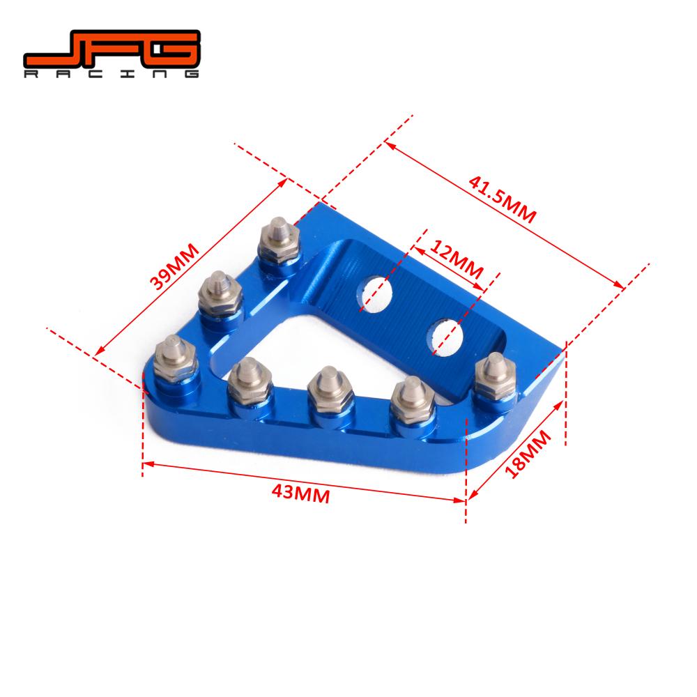 Rear Brake Gerl Shifter Lever Pedal Step Plate Tips For KTM SX SXF -XC XCF XCW EXC EXCF TPI 125 150 250 350 450 500 2017-2022